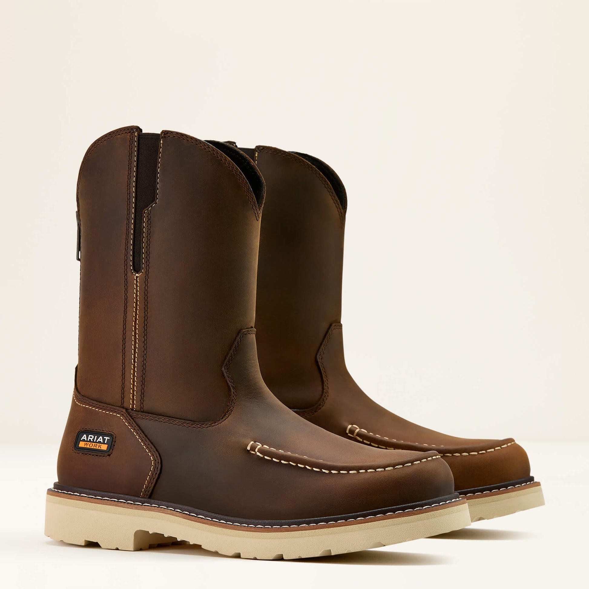 Rebar Lift Pull On Moc Toe Work Boot Men | Ariat outlet