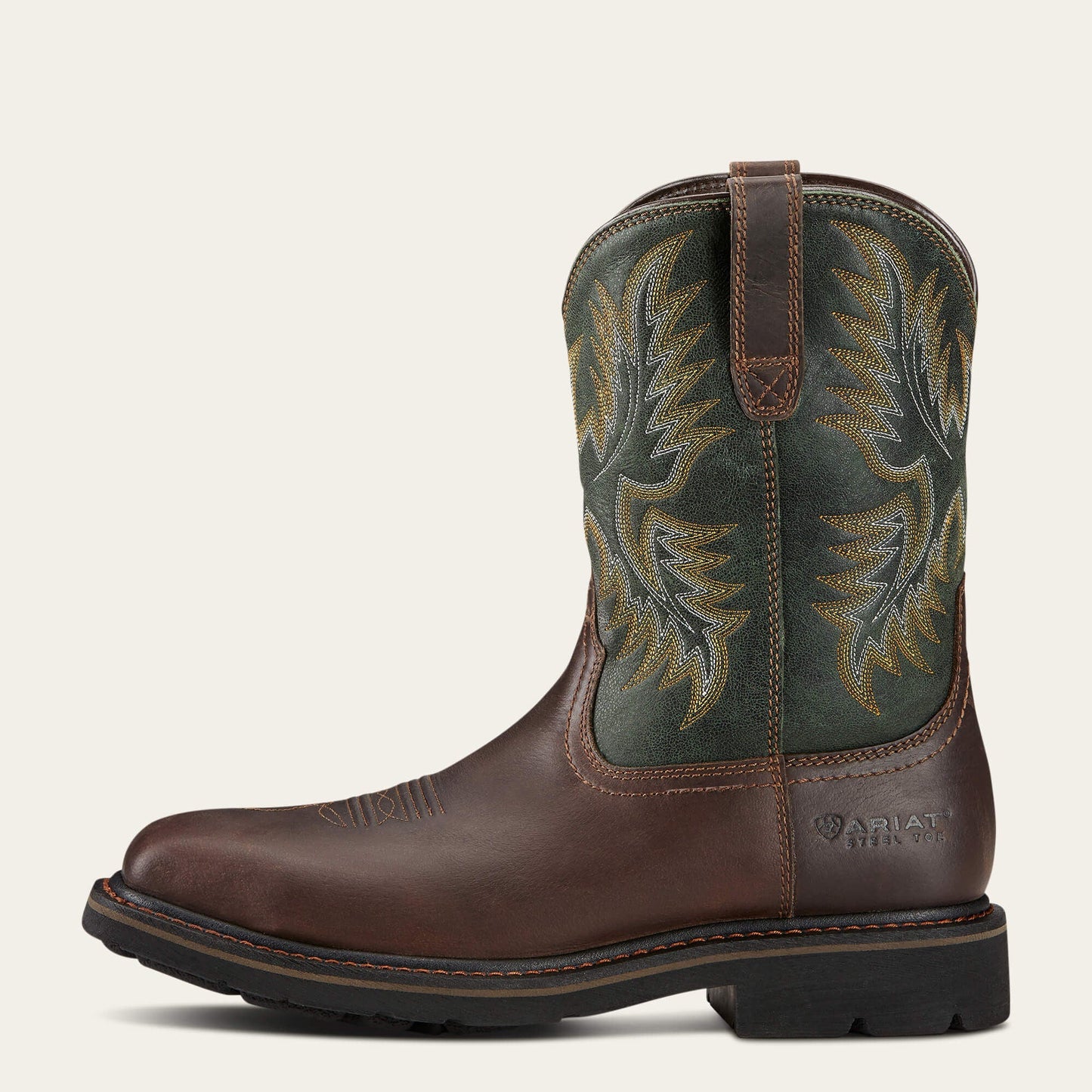 Sierra Wide Square Toe Steel Toe Work Boot Men | Ariat online shop