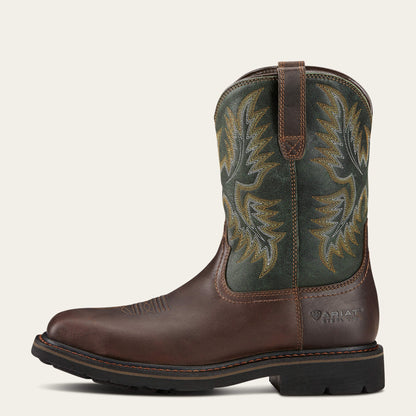 Sierra Wide Square Toe Steel Toe Work Boot Men | Ariat online shop