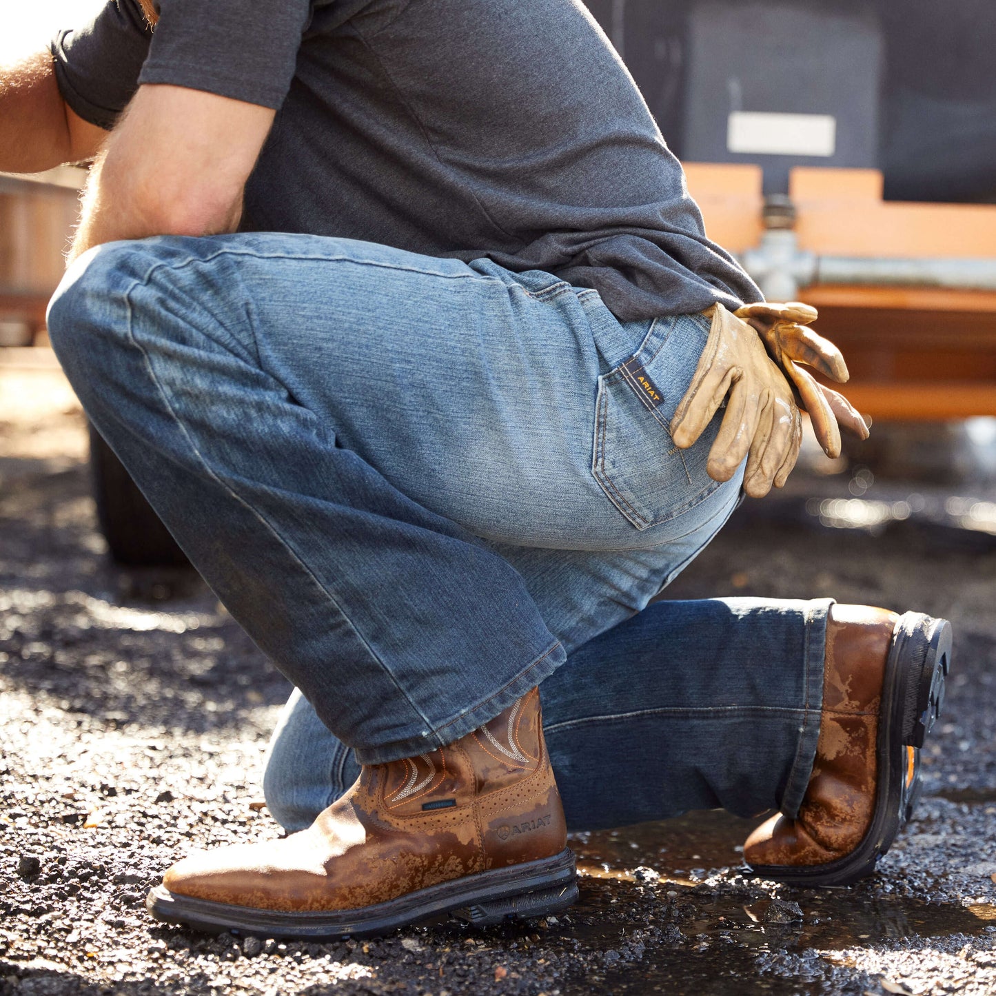 Sierra Shock Shield Waterproof Work Boot Men | Ariat online shop
