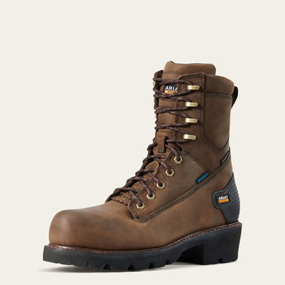 Powerline 8" Waterproof Composite Toe Work Boot Men | Ariat for sale