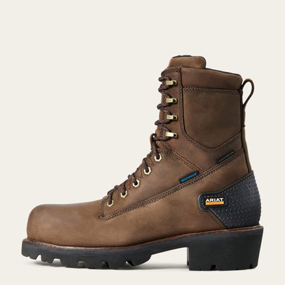 Powerline 8" Waterproof Composite Toe Work Boot Men | Ariat for sale