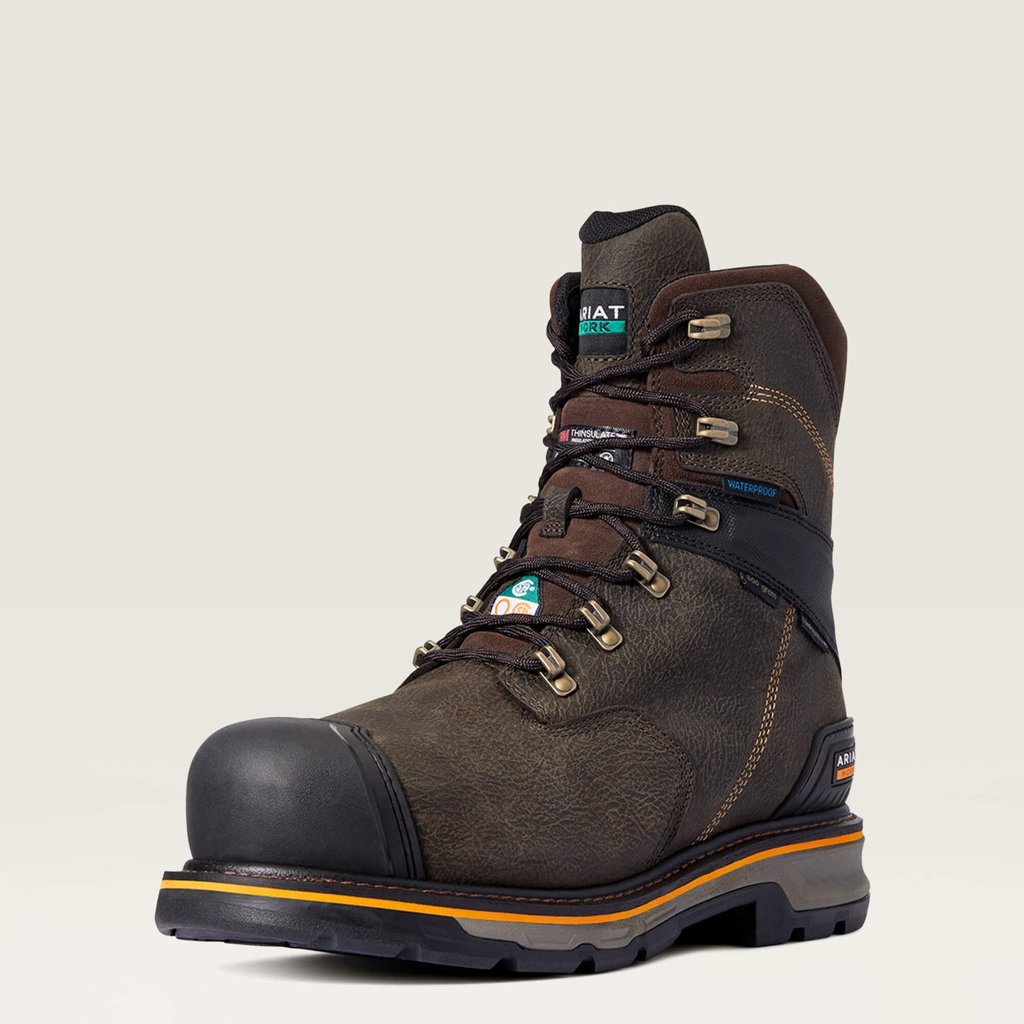 Stump Jumper 8" CSA Glacier Grip Waterproof 600g Composite Toe Work Boot Men | Ariat outlet