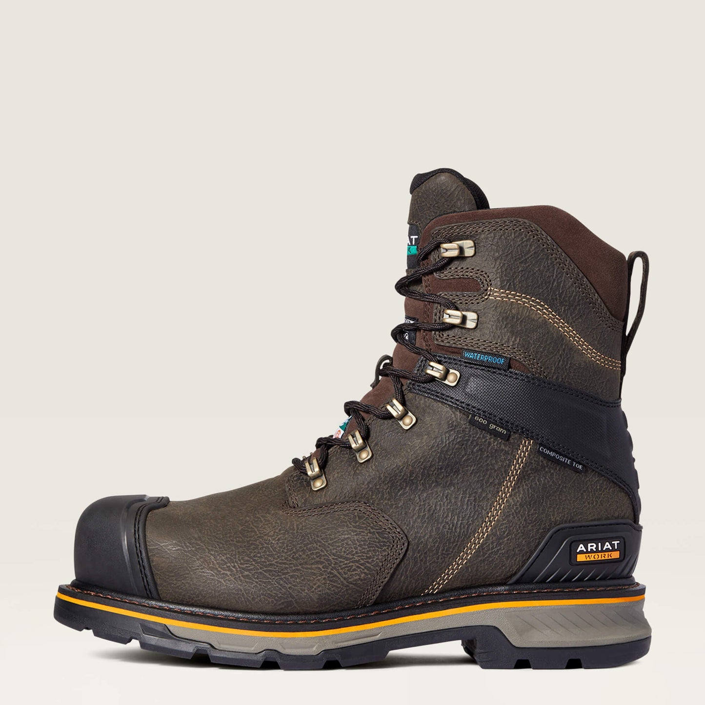 Stump Jumper 8" CSA Glacier Grip Waterproof 600g Composite Toe Work Boot Men | Ariat outlet