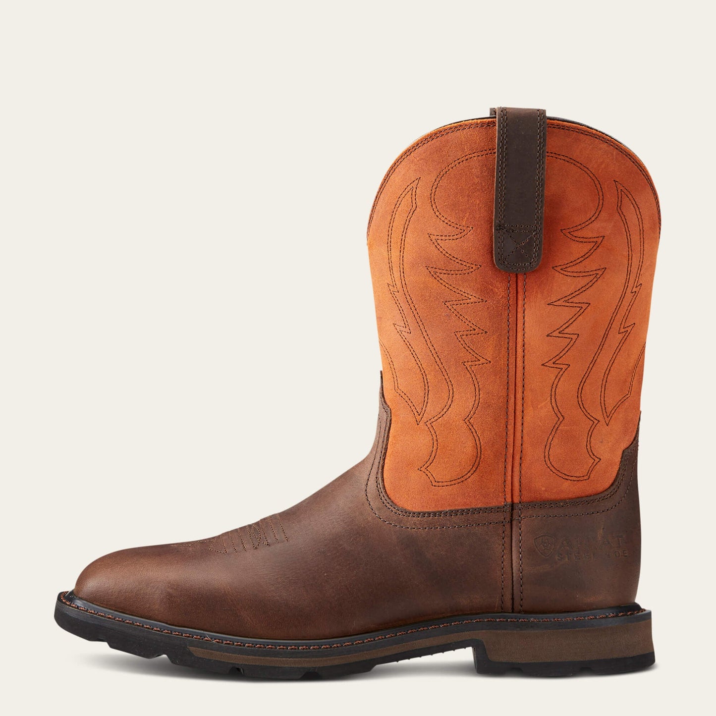 Groundbreaker Wide Square Toe Steel Toe Work Boot Men | Ariat discount
