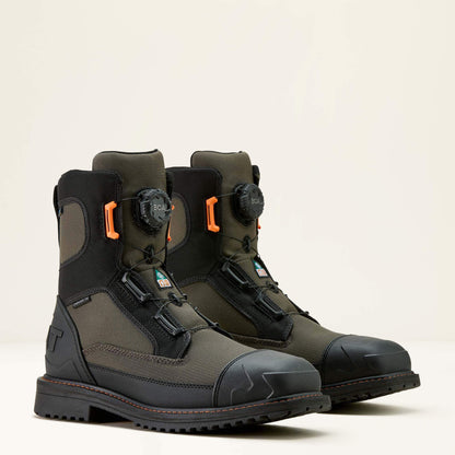 RigTEK Wildcat BOA 8" CSA Waterproof Wide Square Toe Composite Toe Work Boot Men | Ariat outlet