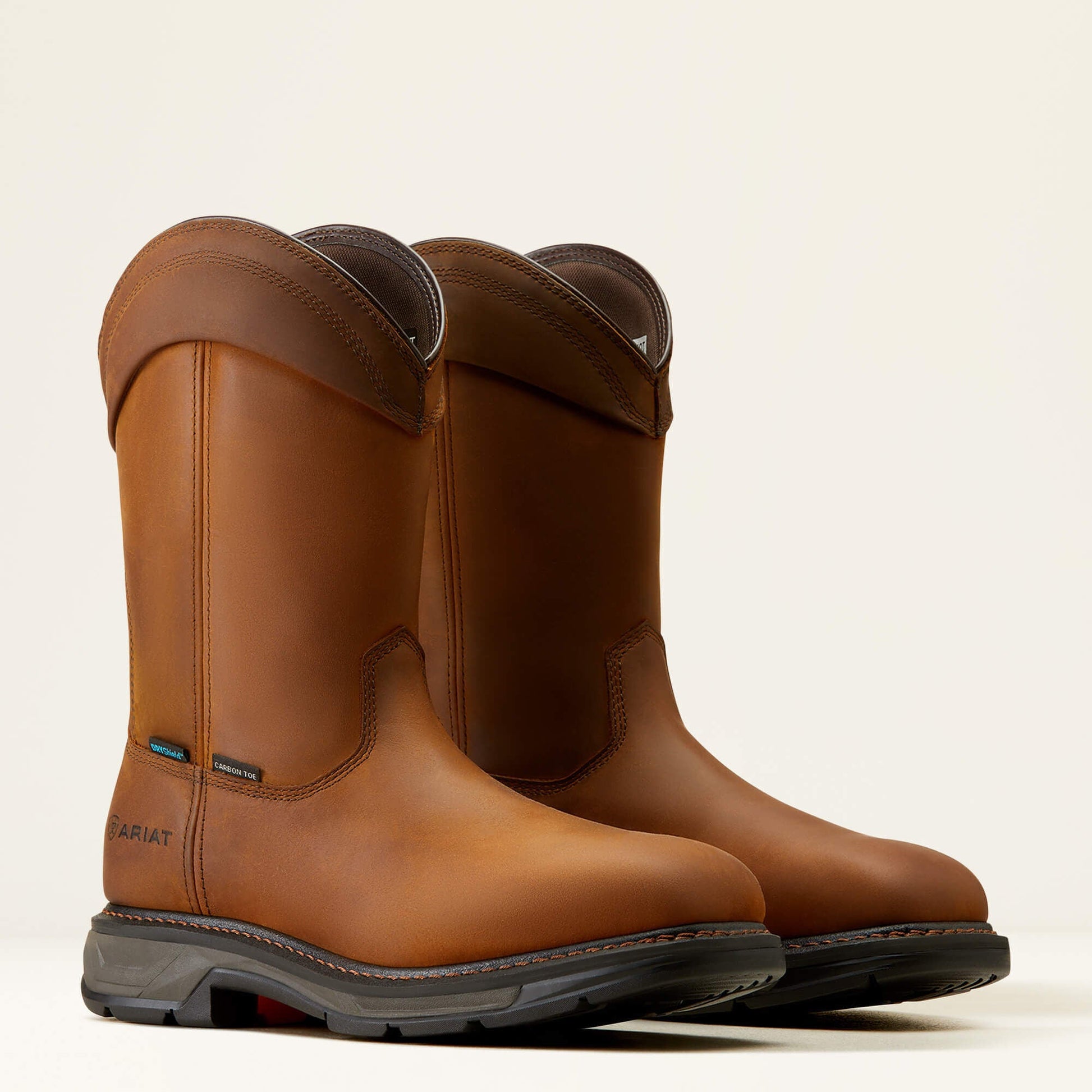 WorkHog XT Wellington Waterproof Carbon Toe Work Boot Men | Ariat on sale