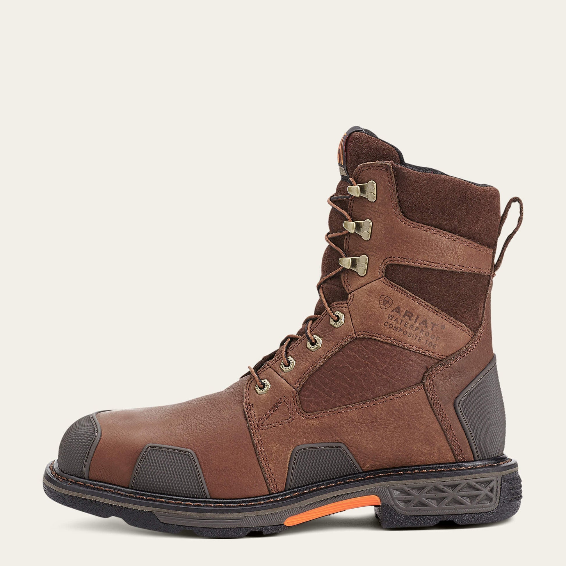 OverDrive 8" Wide Square Toe Waterproof Composite Toe Work Boot Men | Ariat for sale