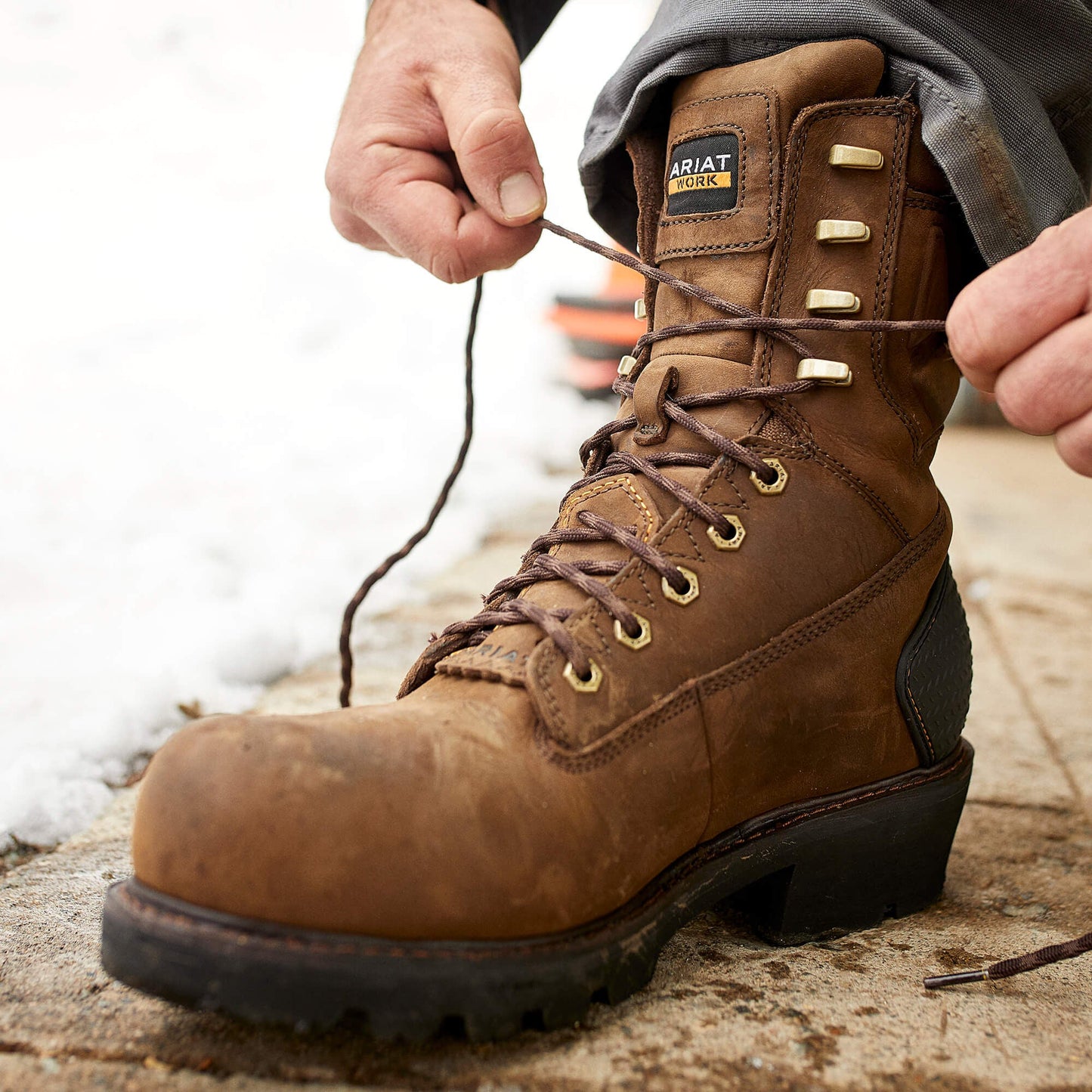 Powerline 8" 400G Waterproof 400g Composite Toe Work Boot Men | Ariat online