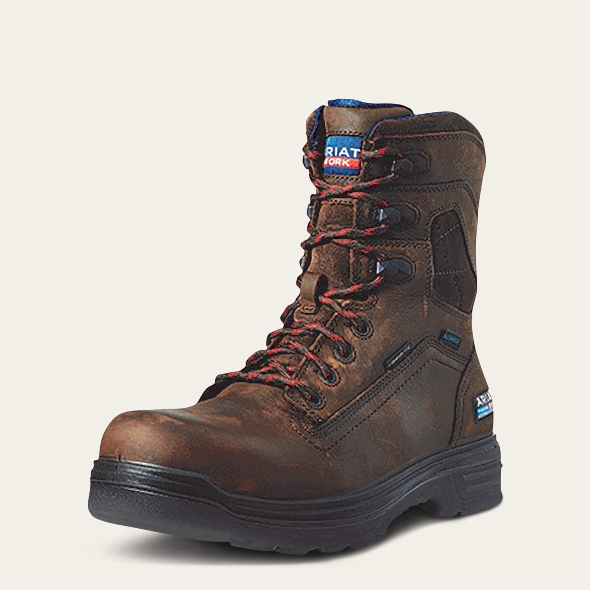 Turbo 8" USA Assembled Waterproof Carbon Toe Work Boot Men | Ariat for sale
