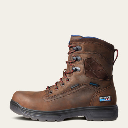 Turbo 8" USA Assembled Waterproof Carbon Toe Work Boot Men | Ariat for sale