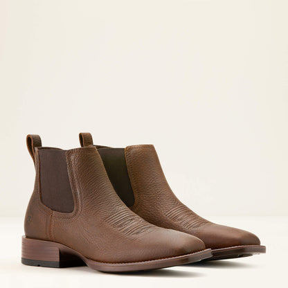Booker Chelsea Wide Square Toe Western Boot Men | Ariat on sale