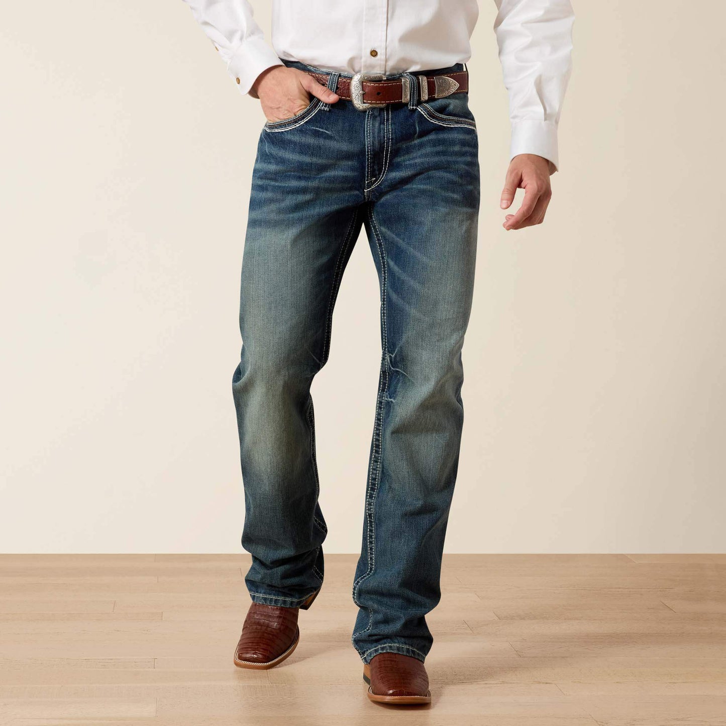M4 Low Rise Coltrane Boot Cut Jean Men | Ariat online