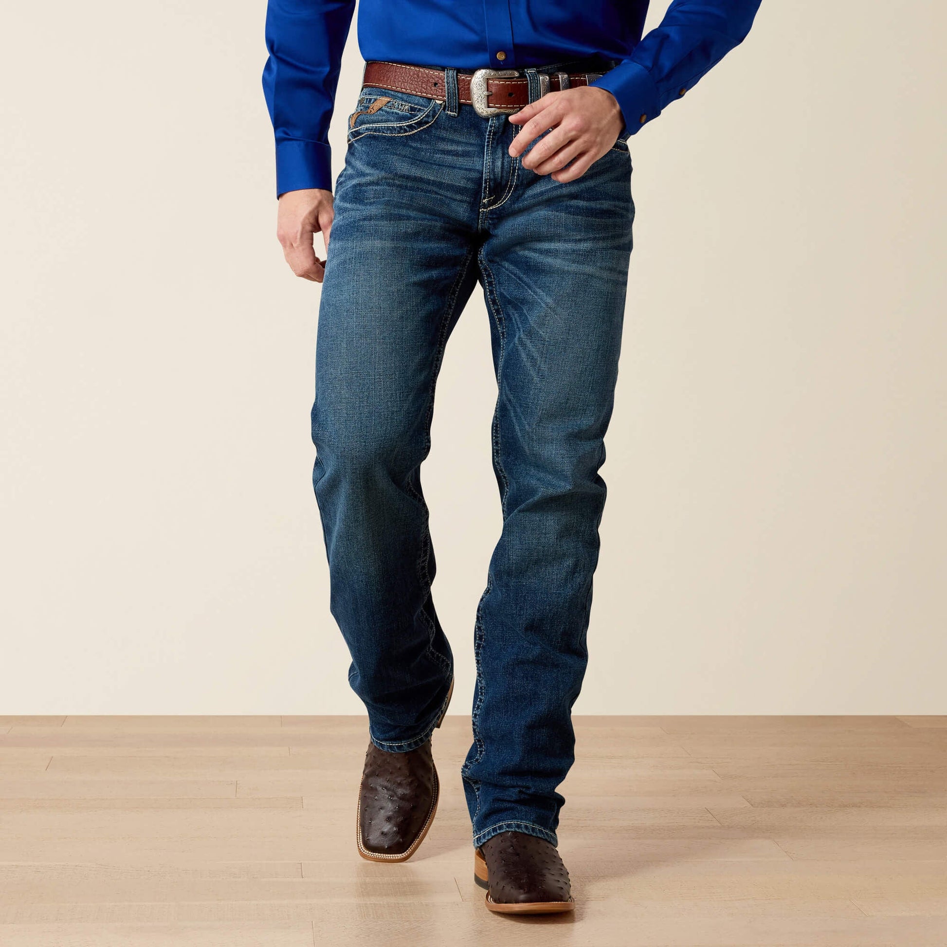 M2 Relaxed Stretch Adkins Boot Cut Jean Men | Ariat outlet