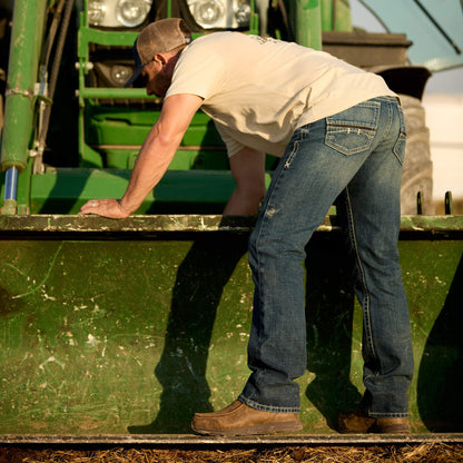M7 Rocker Stretch Coltrane Stackable Straight Leg Jean Men | Ariat online shop