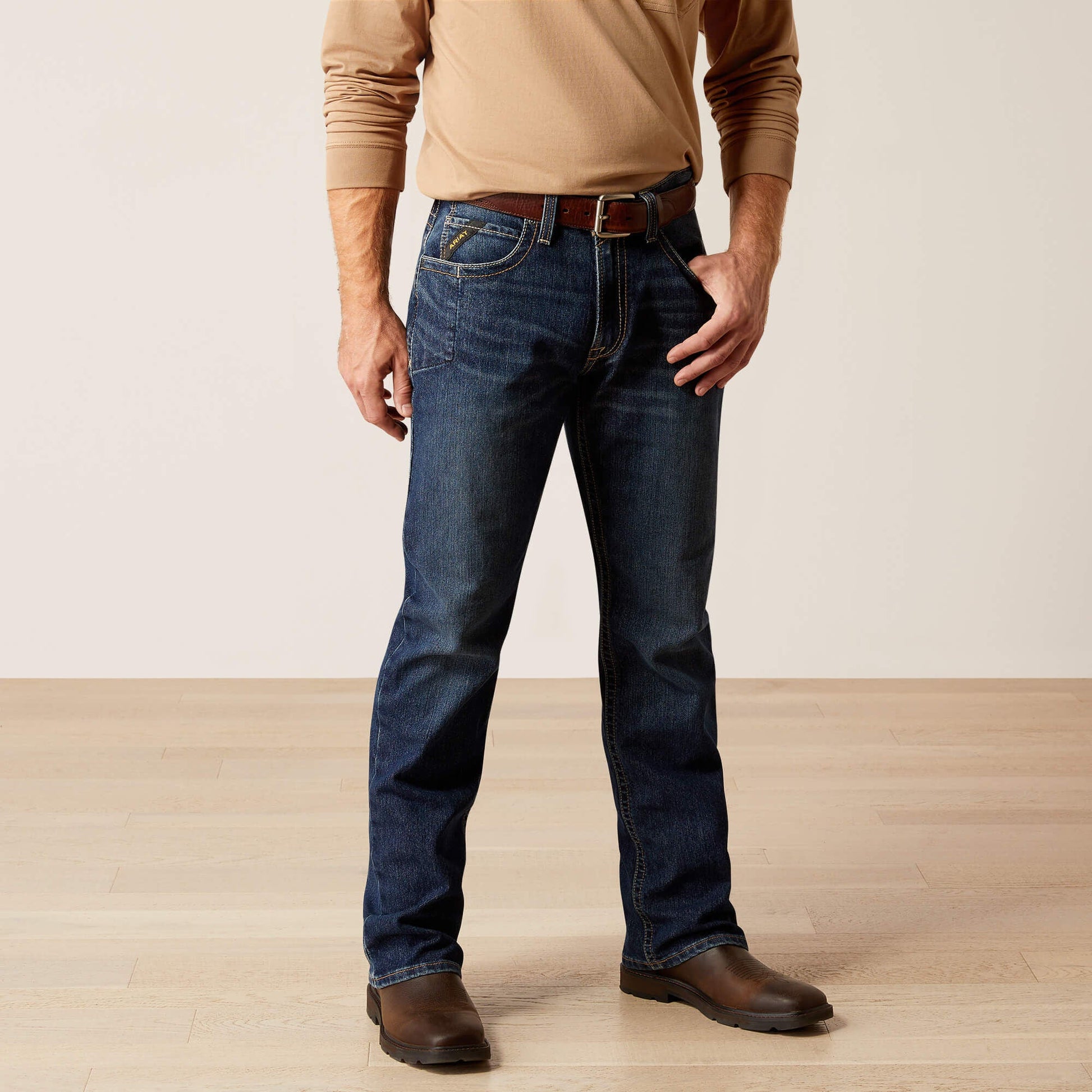 Rebar M4 Relaxed Rail Boot Cut Jean Men | Ariat online