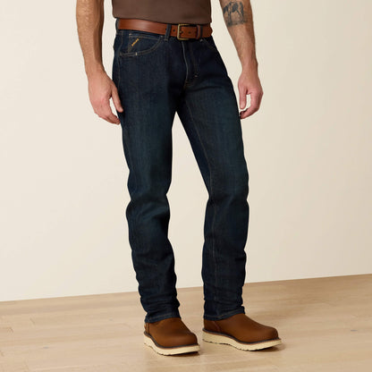 Rebar M4 Relaxed DuraStretch Basic Stackable Straight Leg Jean Men | Ariat sale