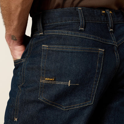Rebar M4 Relaxed DuraStretch Basic Stackable Straight Leg Jean Men | Ariat sale
