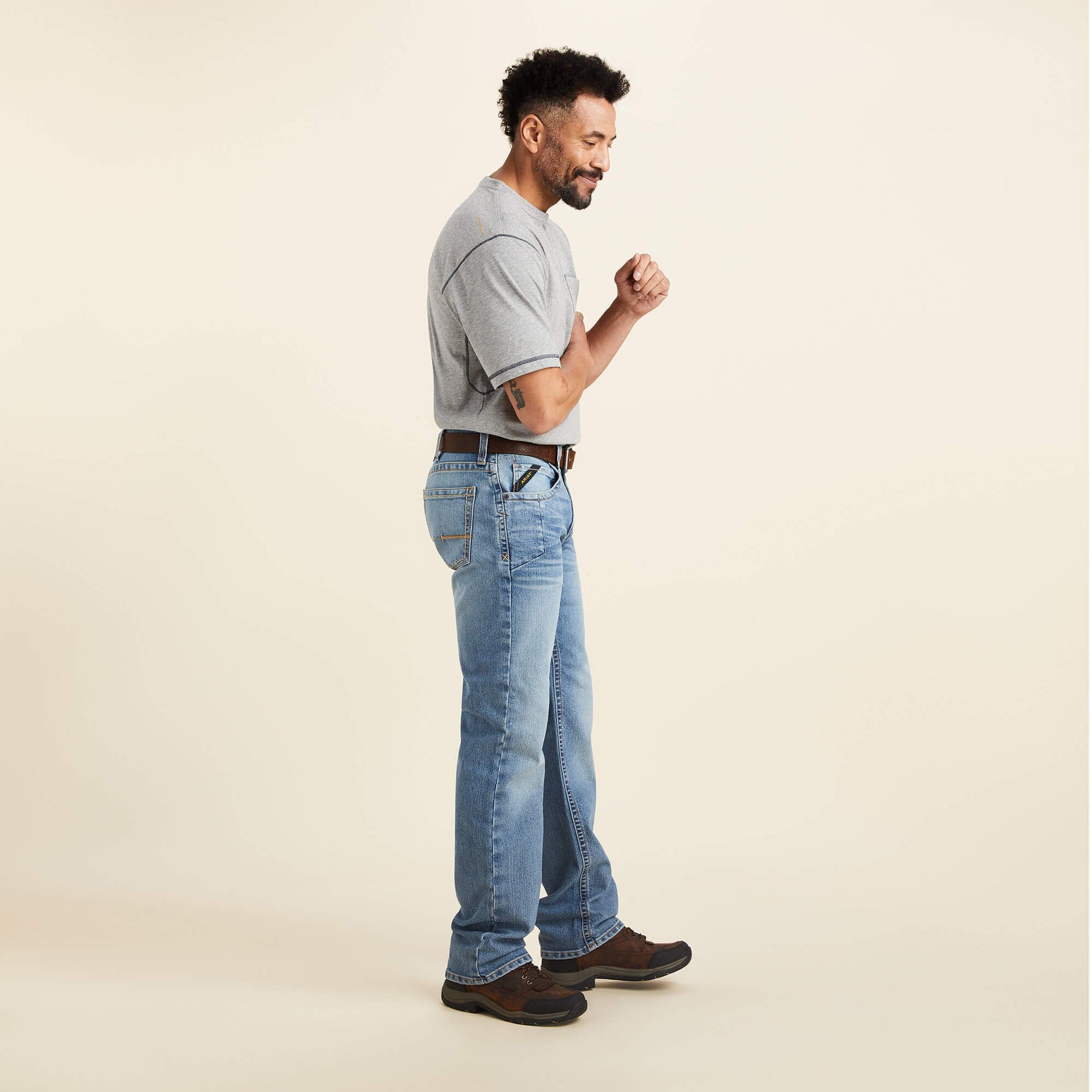 Rebar M5 Straight DuraStretch Edge Straight Leg Jean Men | Ariat on sale