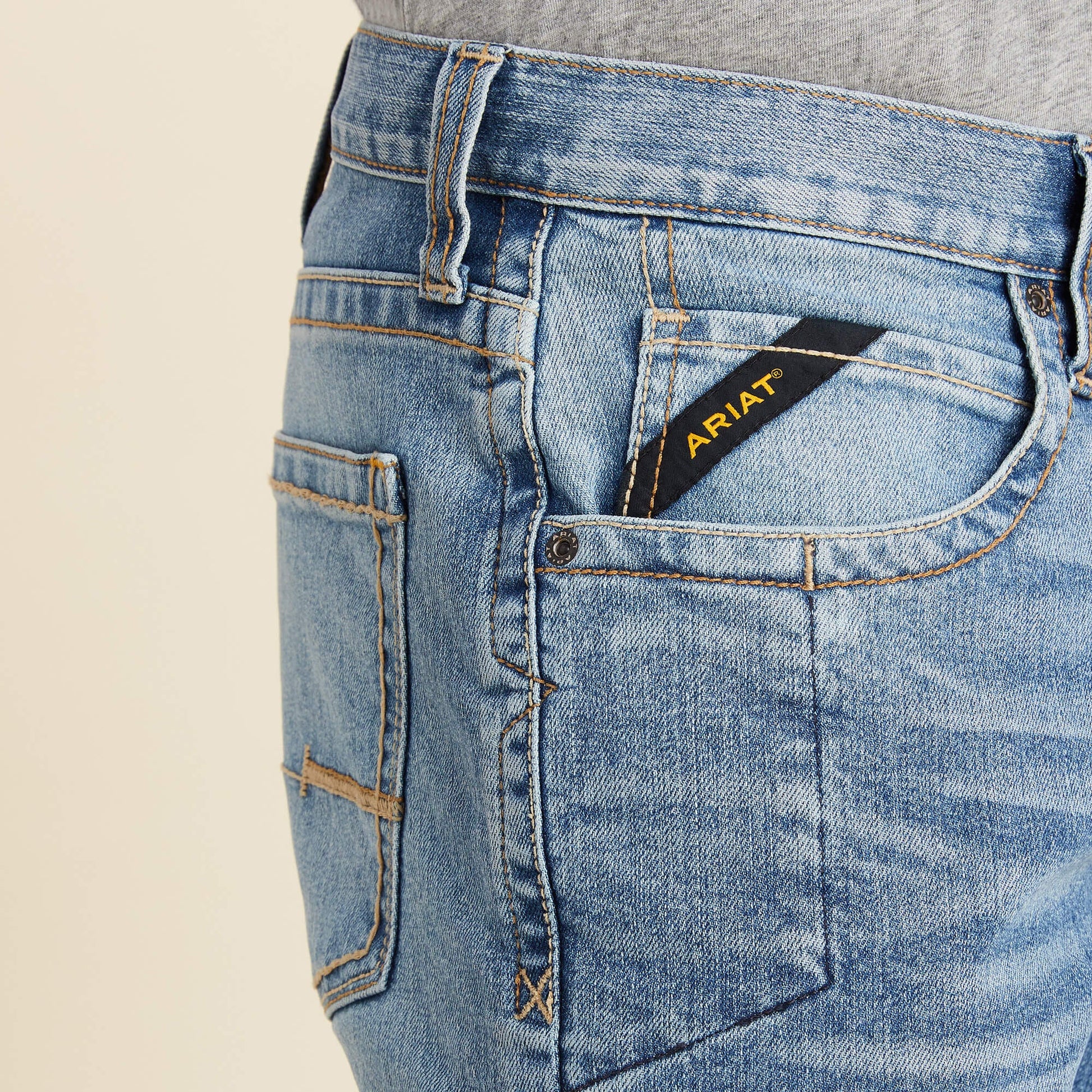 Rebar M5 Straight DuraStretch Edge Straight Leg Jean Men | Ariat on sale