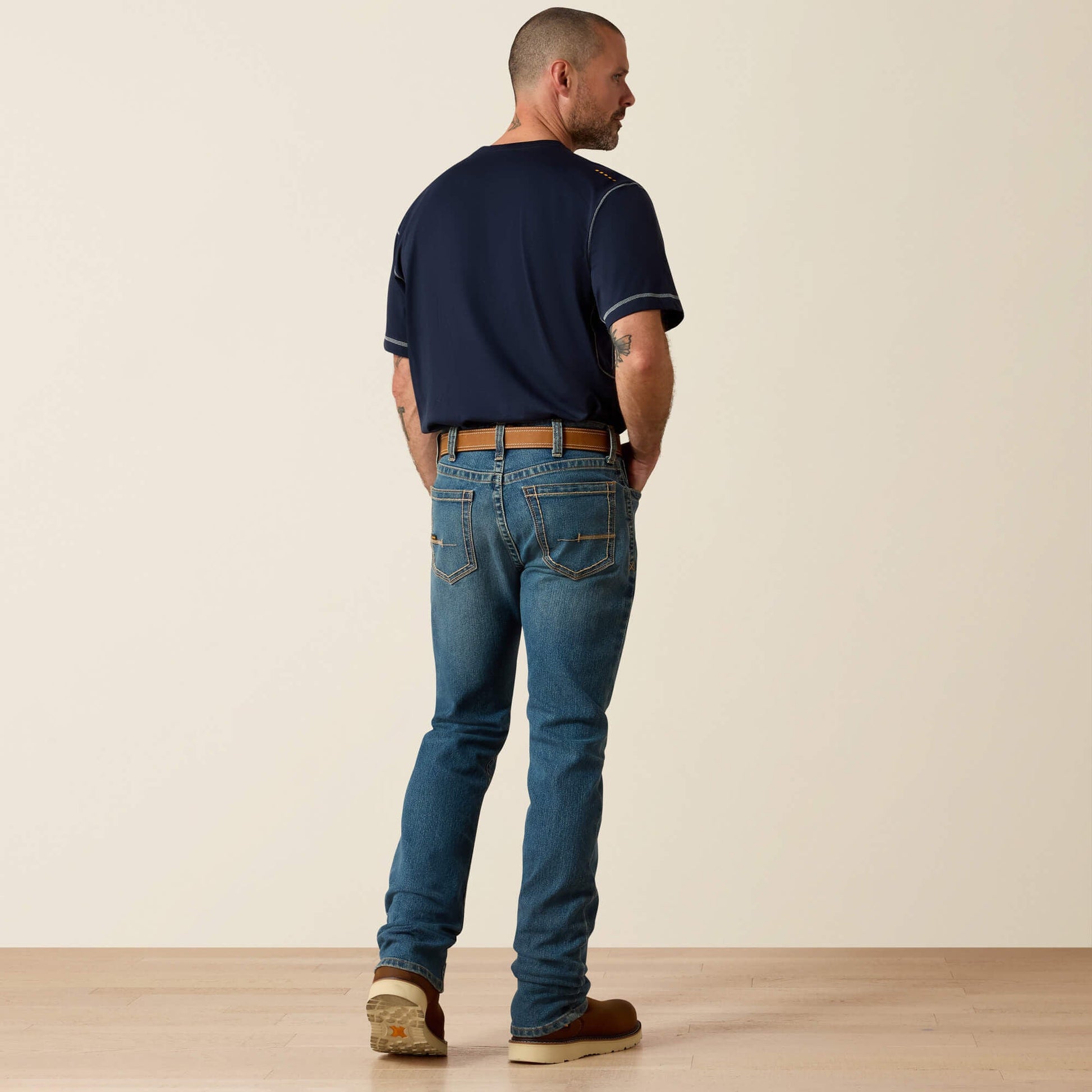 Rebar M7 DuraStretch Edge Stackable Straight Leg Jean Men | Ariat discount