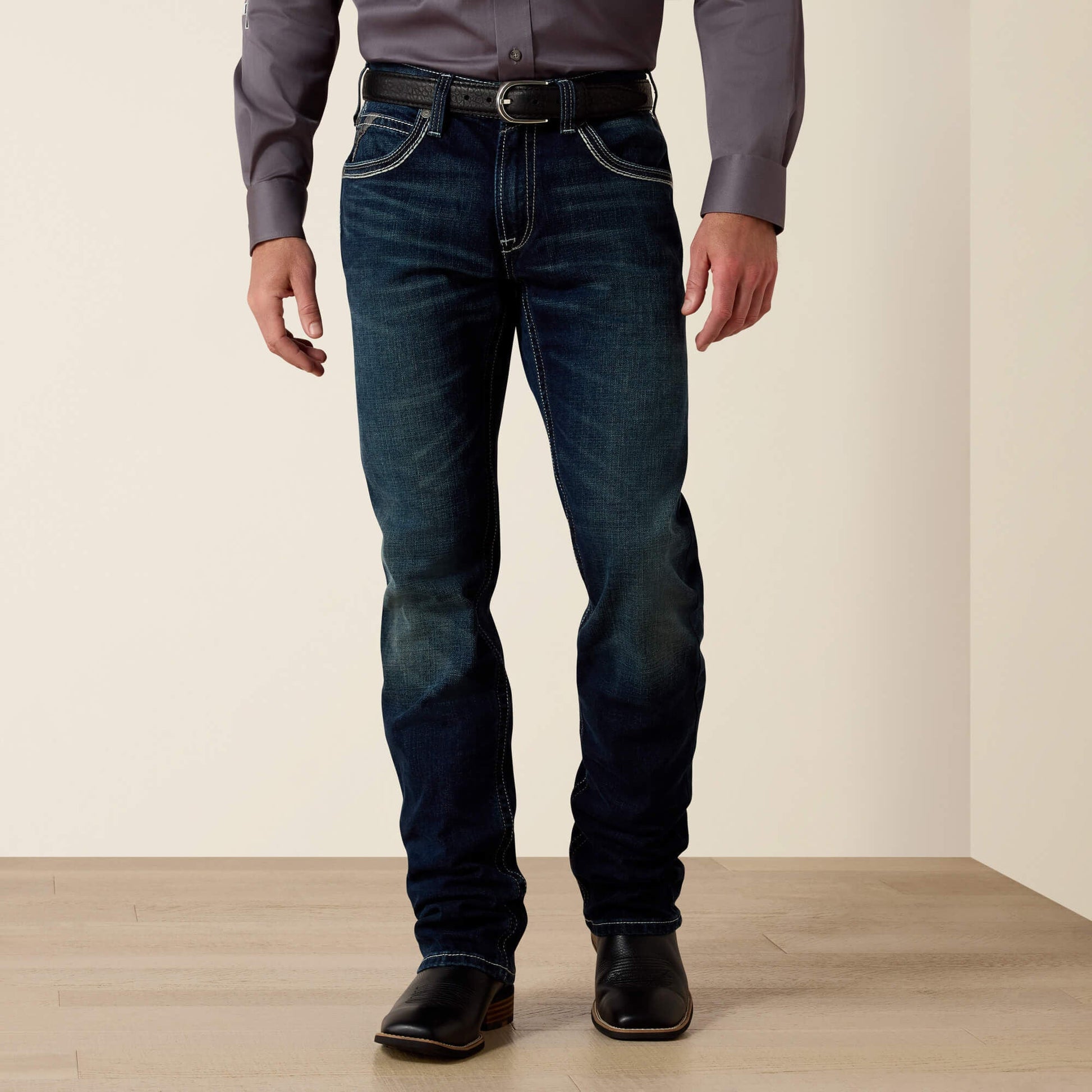 M5 Slim Stretch Coltrane Stackable Straight Leg Jean Men | Ariat online