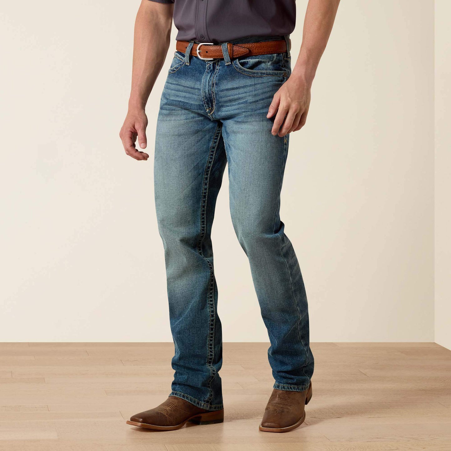 M4 Low Rise Stretch Shoreway Stackable Straight Leg Jean Men | Ariat sale