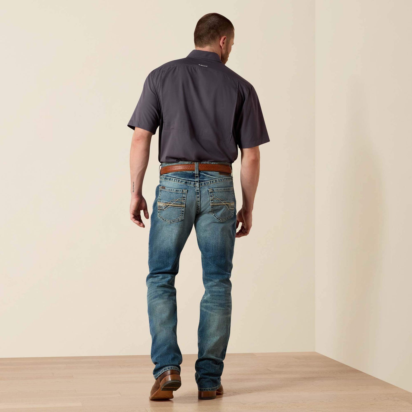 M4 Low Rise Stretch Shoreway Stackable Straight Leg Jean Men | Ariat sale