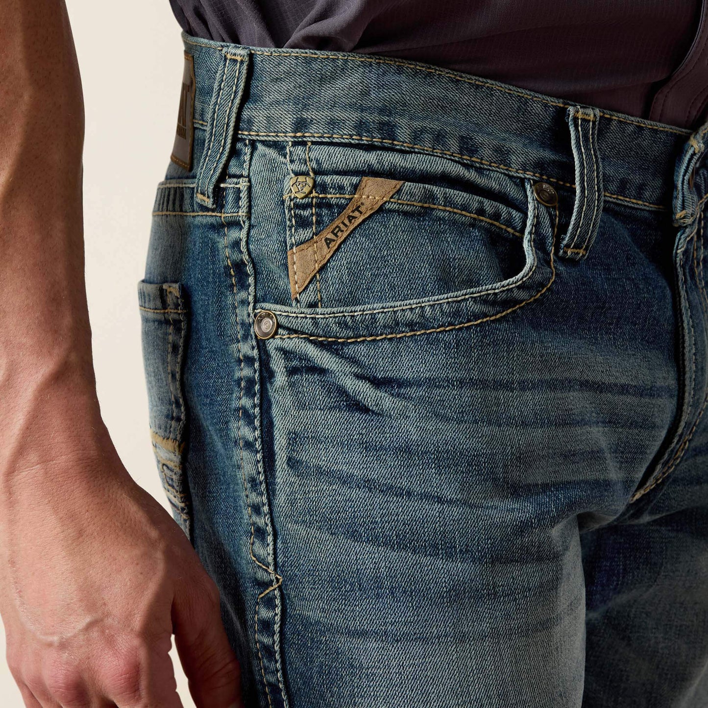 M4 Low Rise Stretch Shoreway Stackable Straight Leg Jean Men | Ariat sale