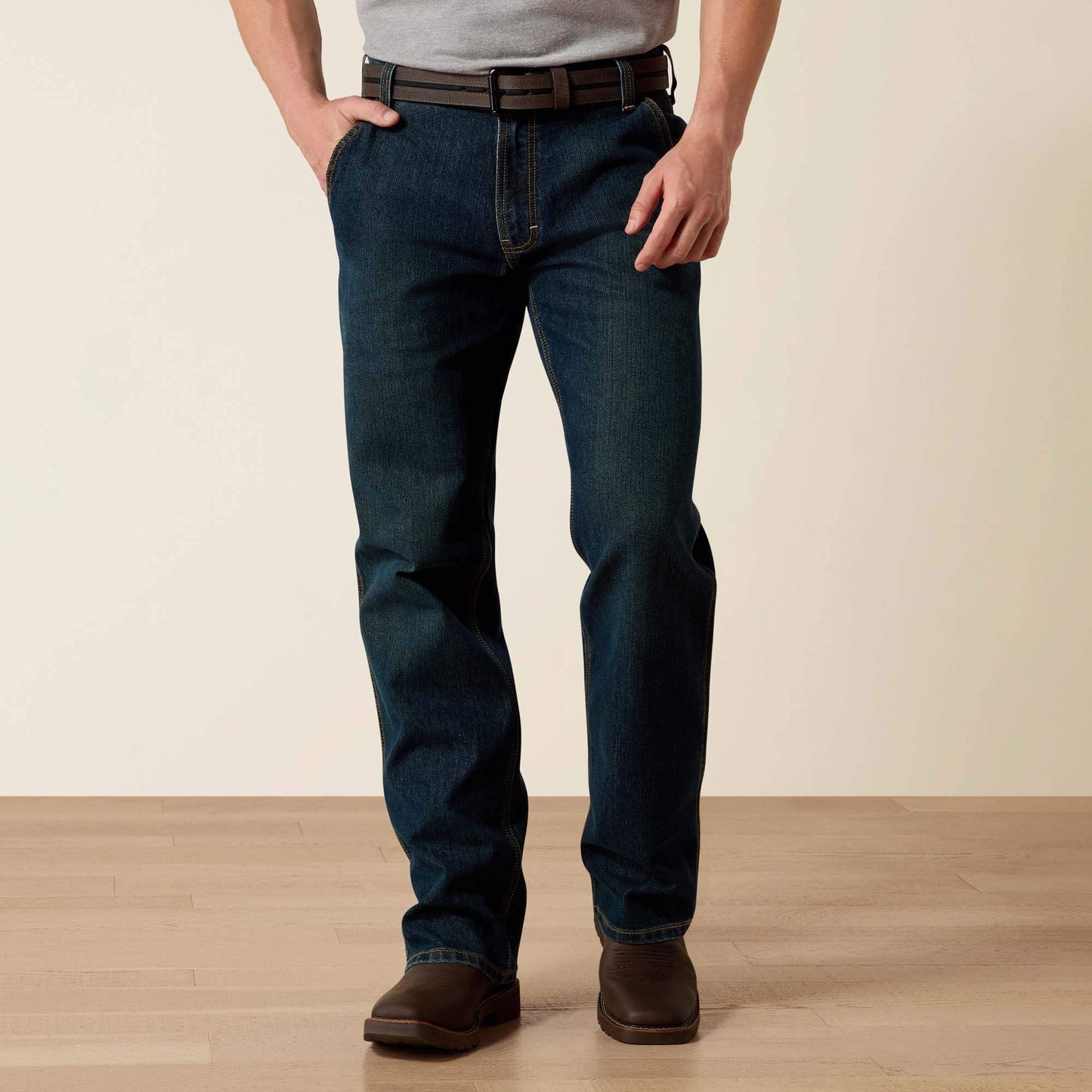 Rebar M4 Low Rise DuraStretch Workhorse Boot Cut Jean Men | Ariat on sale