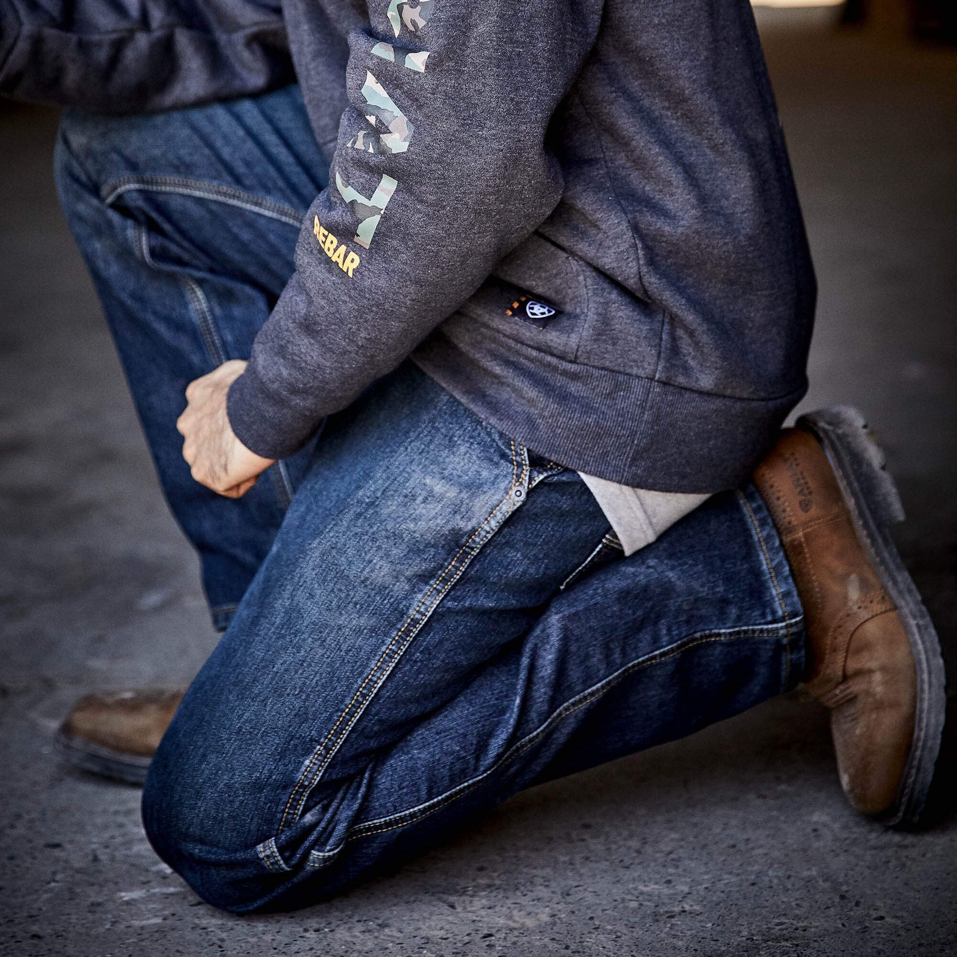 Rebar M4 Low Rise DuraStretch Workhorse Boot Cut Jean Men | Ariat on sale