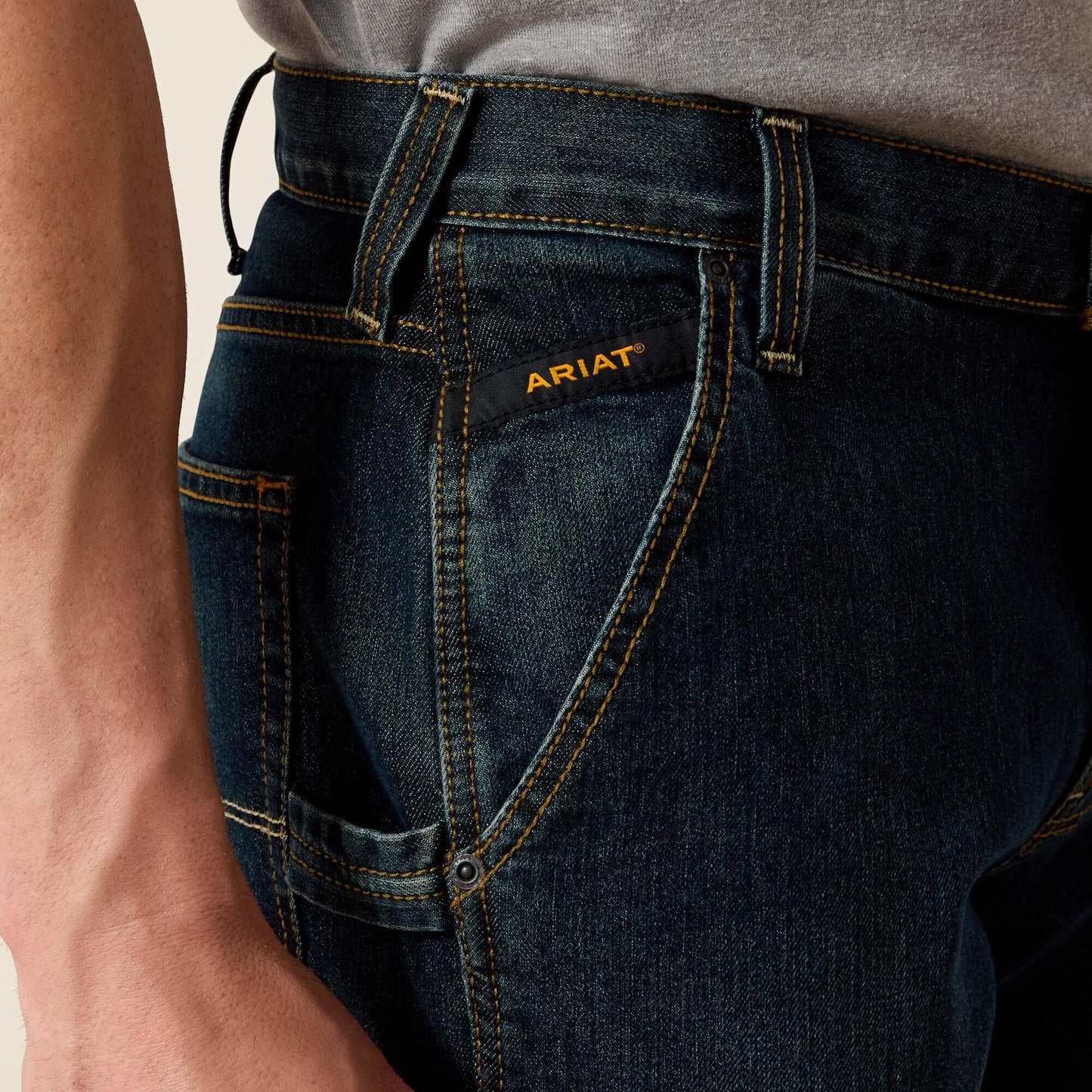 Rebar M4 Low Rise DuraStretch Workhorse Boot Cut Jean Men | Ariat on sale