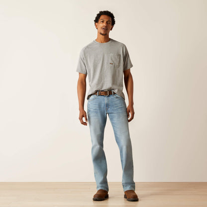 Rebar M4 Relaxed DuraStretch Basic Stackable Straight Leg Jean Men | Ariat for sale