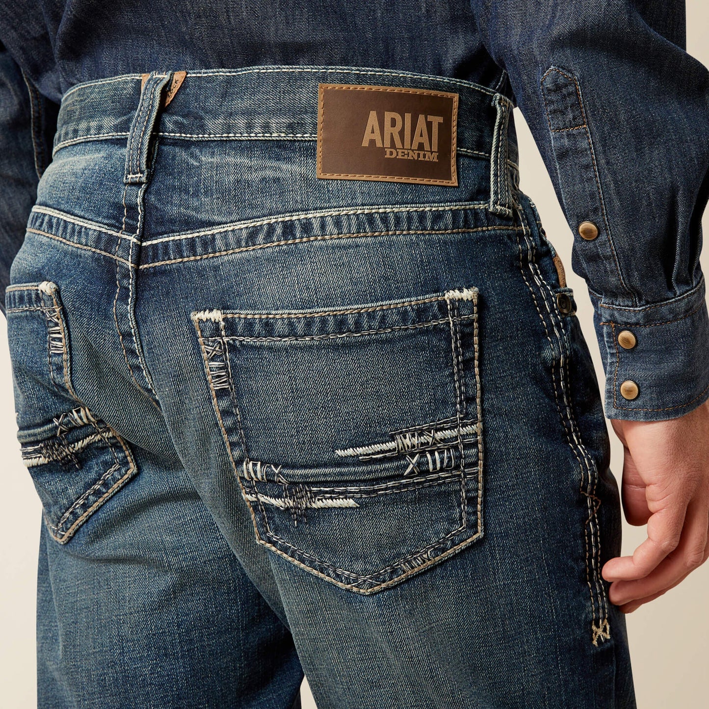 M5 Slim Stretch Adkins Stackable Straight Leg Jean Men | Ariat discount