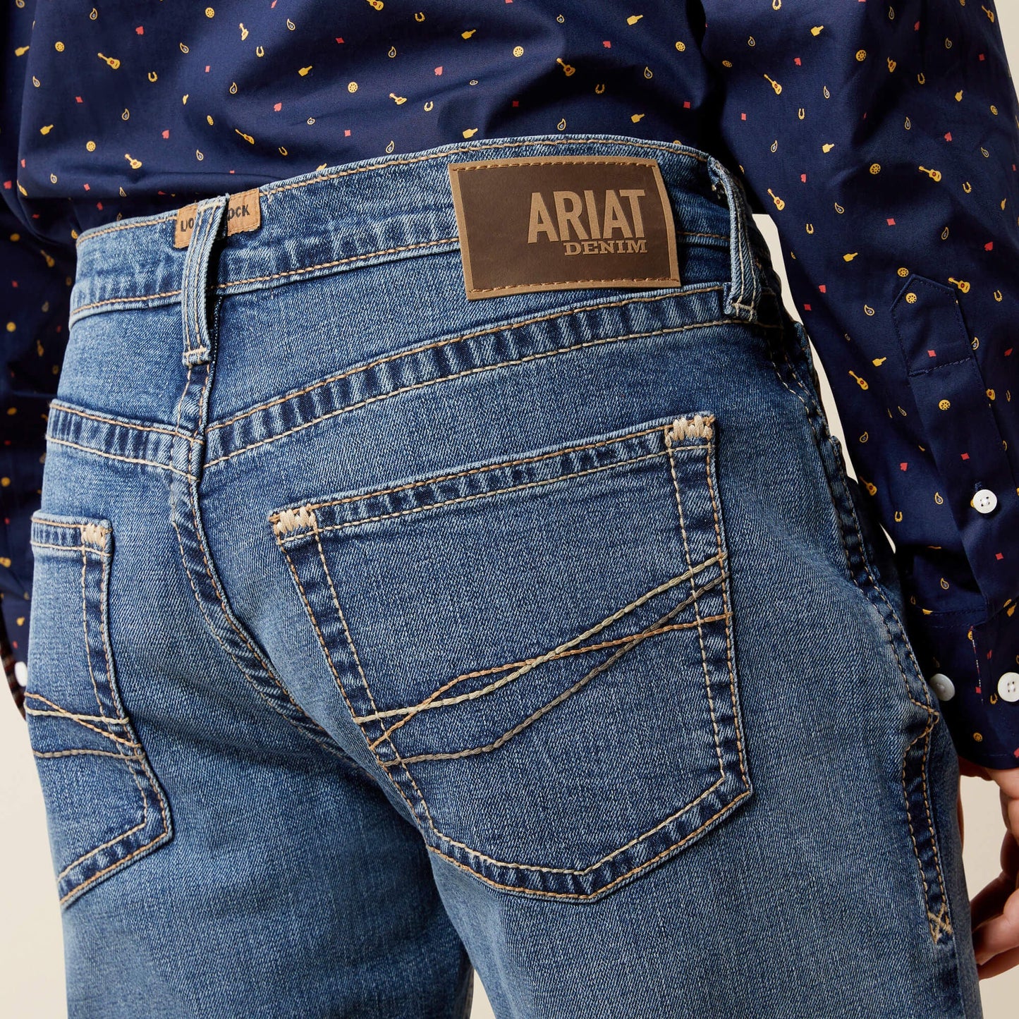 M5 Straight Calico Straight Leg Jean Men | Ariat online shop