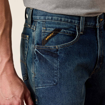 Rebar M3 Loose DuraStretch Basic Stackable Straight Leg Jean Men | Ariat sale