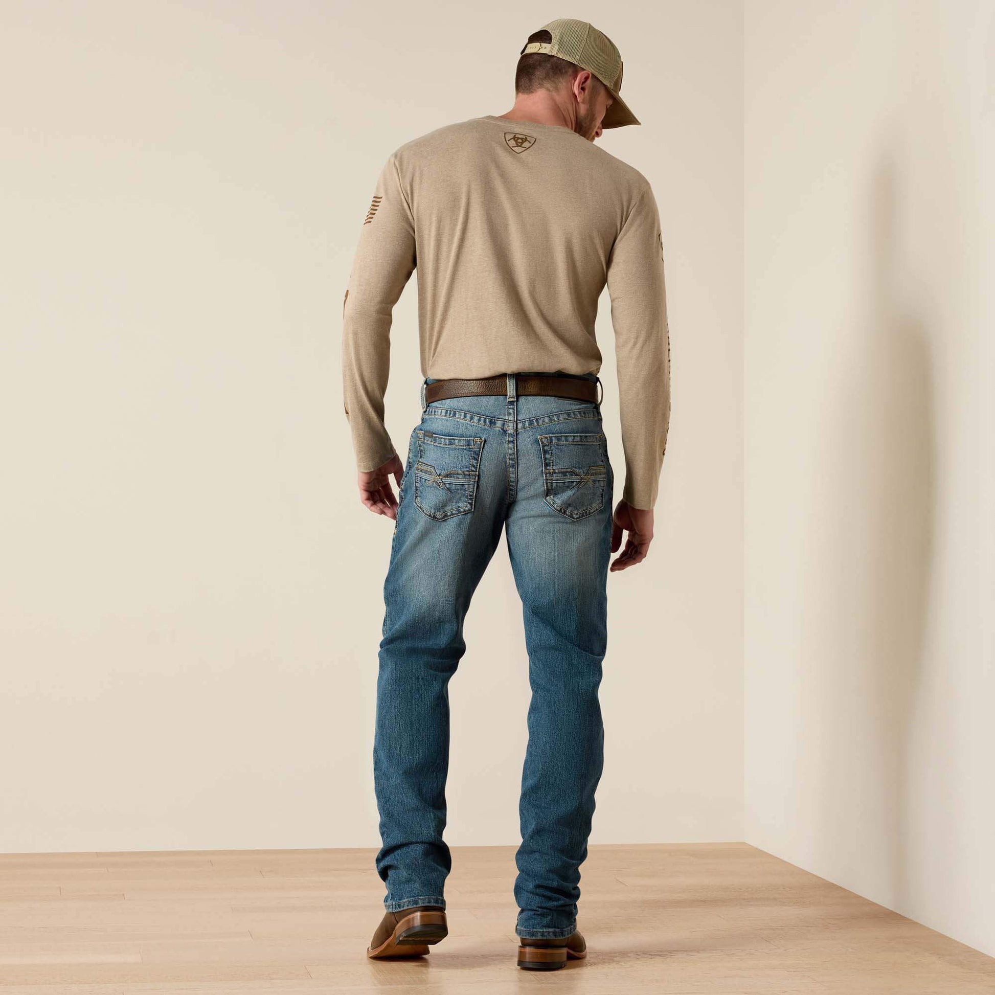 M4 Low Rise Stretch Stockton Stackable Straight Leg Men | Ariat discount