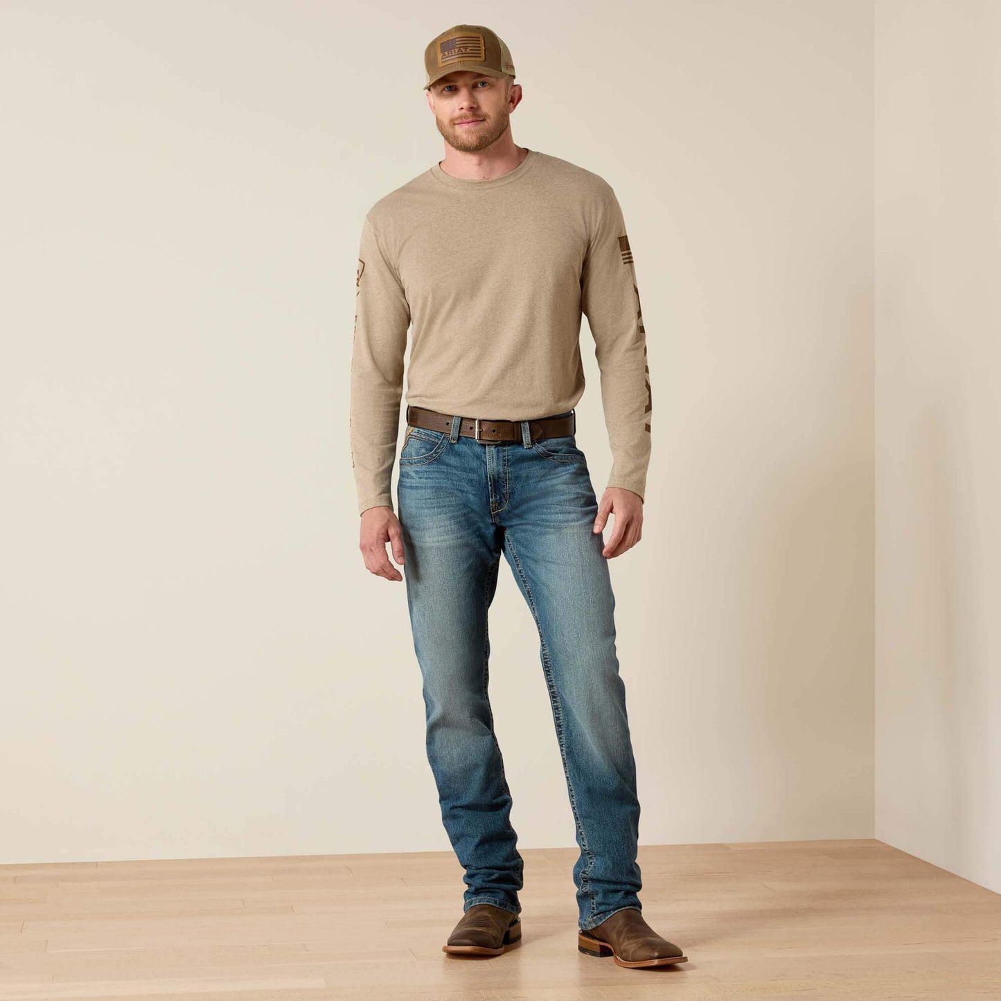 M4 Low Rise Stretch Stockton Stackable Straight Leg Men | Ariat discount