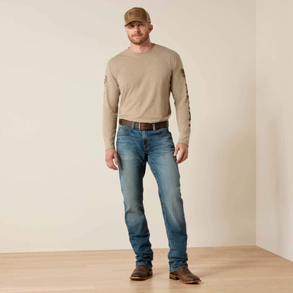 M4 Low Rise Stretch Stockton Stackable Straight Leg Men | Ariat discount