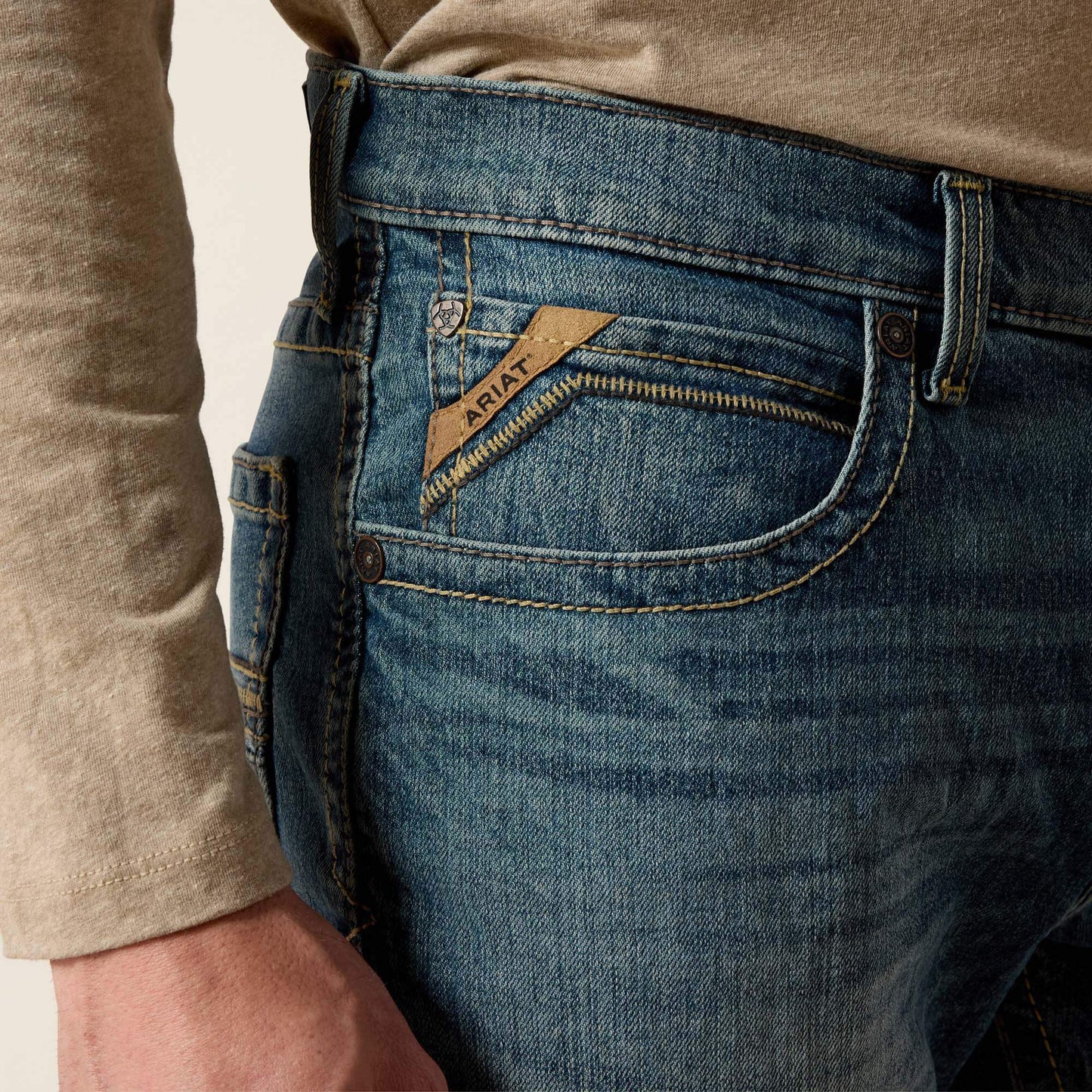 M4 Low Rise Stretch Stockton Stackable Straight Leg Men | Ariat discount