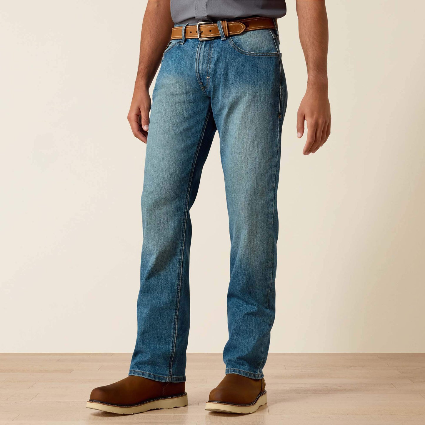 Rebar M5 DuraStretch Basic Stackable Straight Leg Jean Men | Ariat on sale