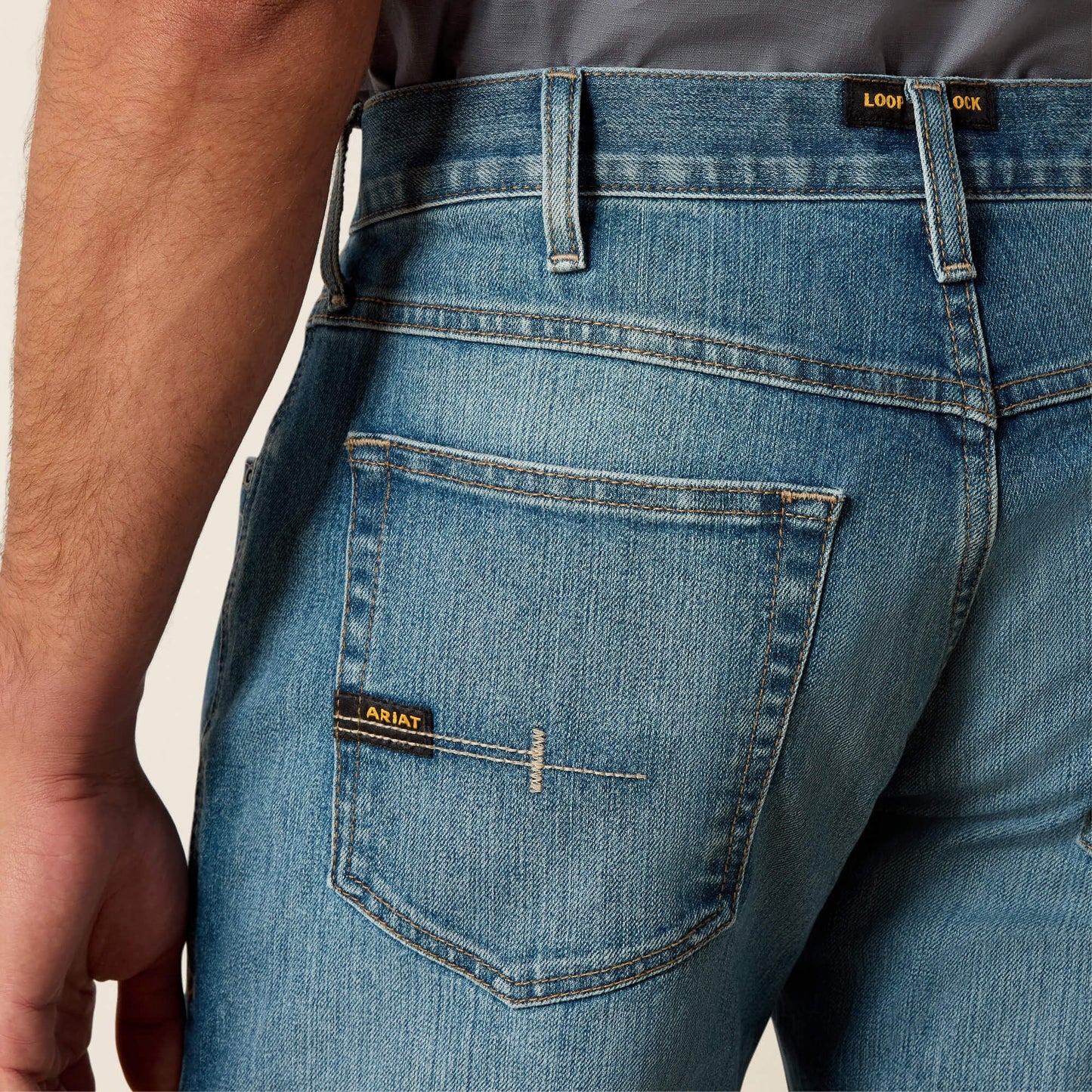 Rebar M5 DuraStretch Basic Stackable Straight Leg Jean Men | Ariat on sale