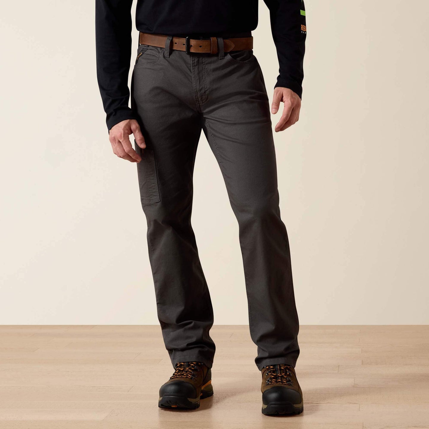Rebar M4 Low Rise DuraStretch Made Tough Stackable Straight Leg Pant Men | Ariat online