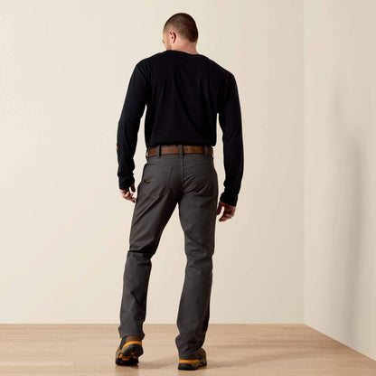 Rebar M4 Low Rise DuraStretch Made Tough Stackable Straight Leg Pant Men | Ariat online