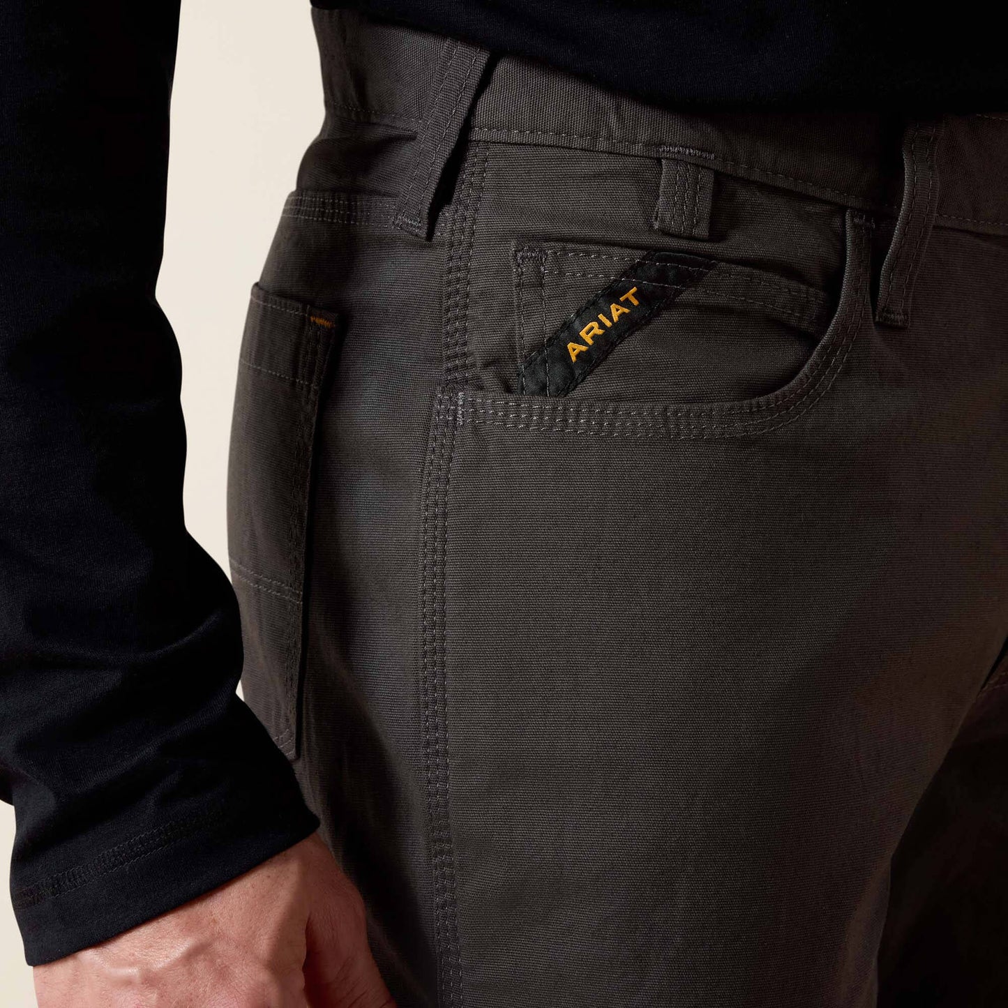 Rebar M4 Low Rise DuraStretch Made Tough Stackable Straight Leg Pant Men | Ariat online