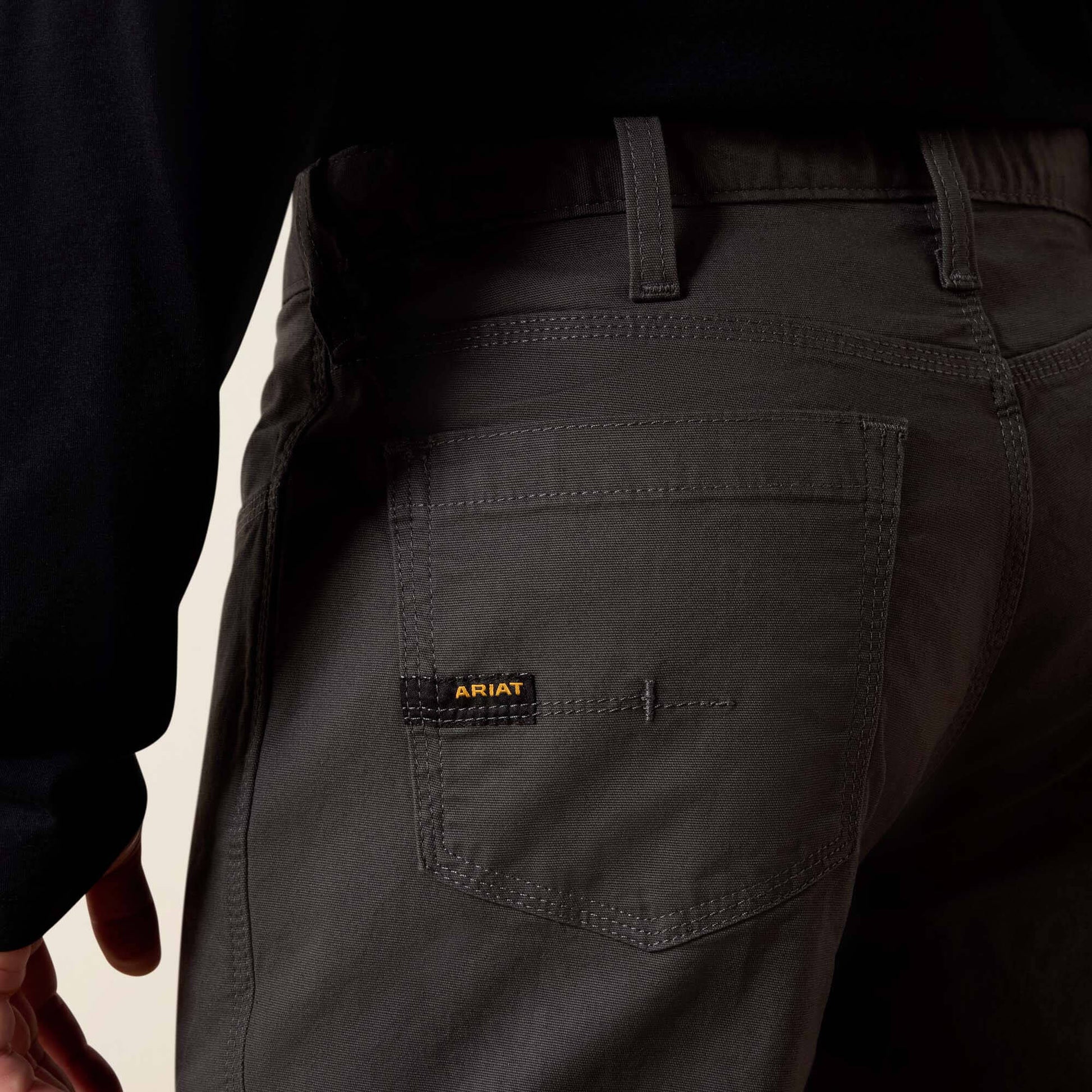 Rebar M4 Low Rise DuraStretch Made Tough Stackable Straight Leg Pant Men | Ariat online