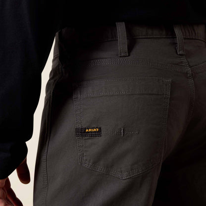 Rebar M4 Low Rise DuraStretch Made Tough Stackable Straight Leg Pant Men | Ariat online