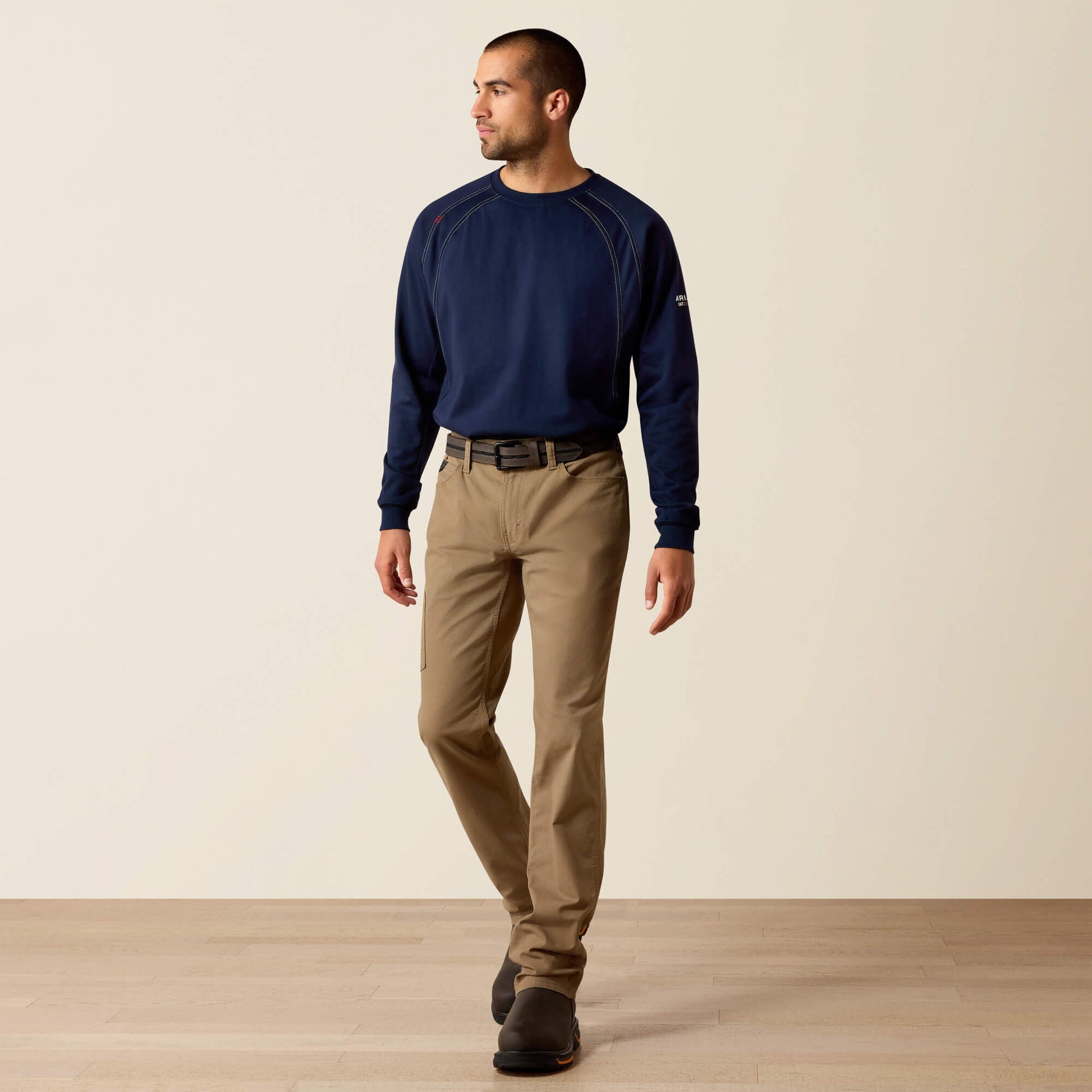 Rebar M4 Low Rise DuraStretch Made Tough Stackable Straight Leg Pant Men | Ariat online shop