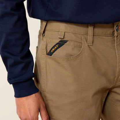Rebar M4 Low Rise DuraStretch Made Tough Stackable Straight Leg Pant Men | Ariat online shop