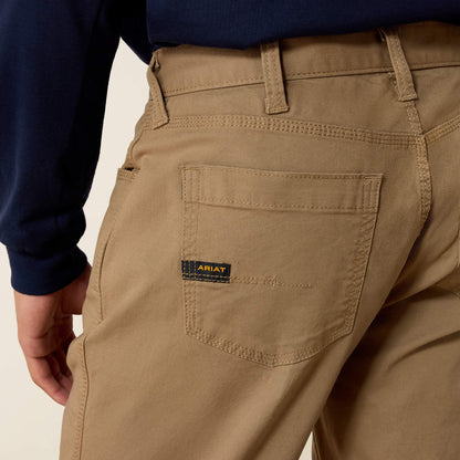 Rebar M4 Low Rise DuraStretch Made Tough Stackable Straight Leg Pant Men | Ariat online shop